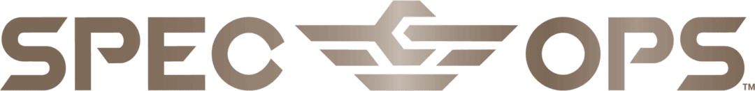 Logo with text 'Her Guns' in brown gradient.